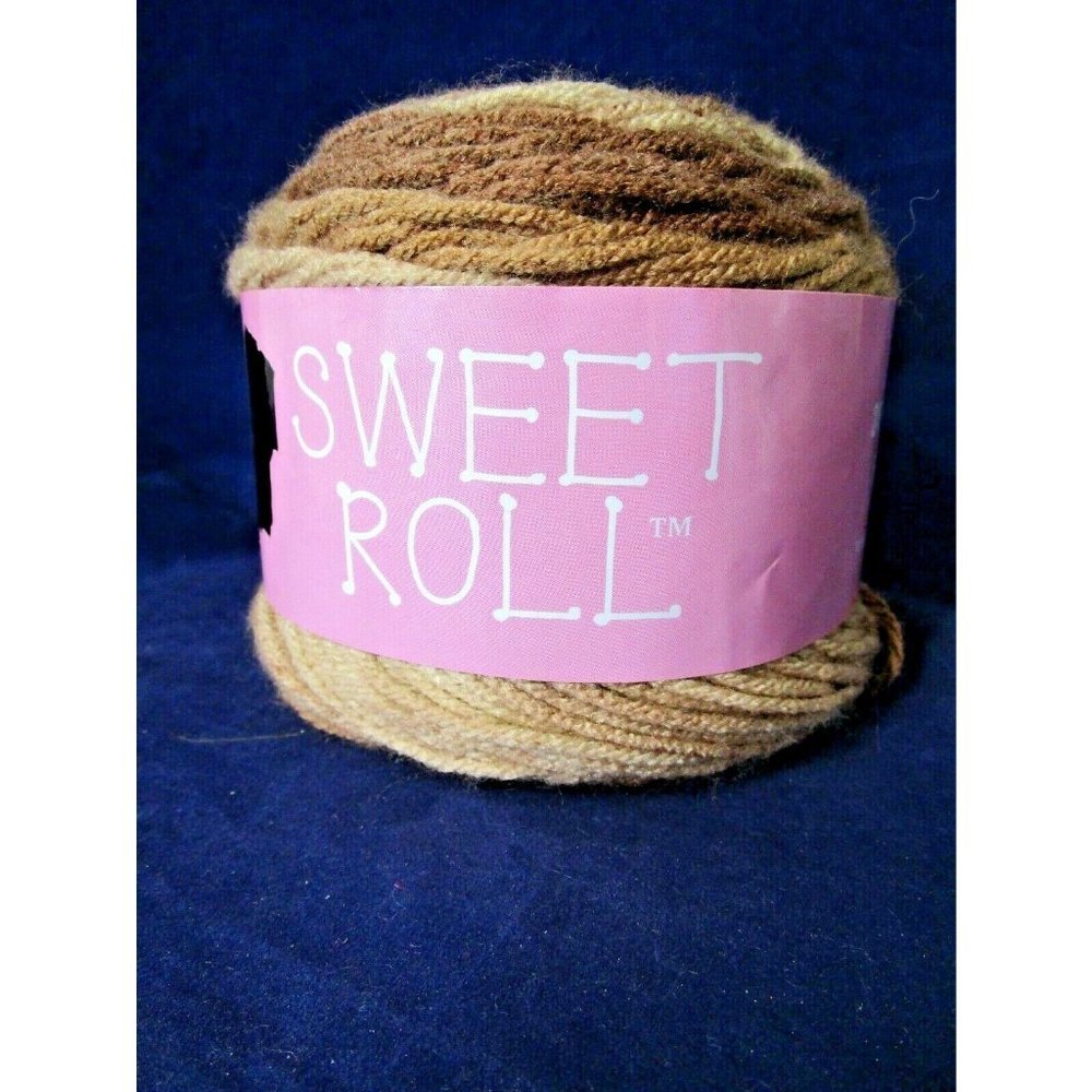 Sweet Roll Premier Yarn Caramel Swirl Color 1047-06 Lot 7444 New One Skein